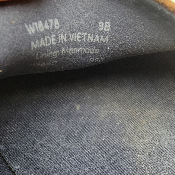 COLE HAAN Women's Nantucket Grand OS Pecan Tan Leather Slip On Preppy Loafer - Picture 11 of 13